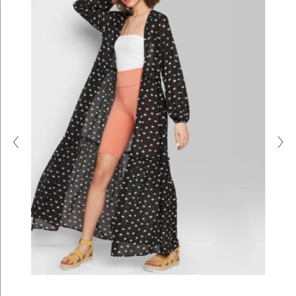 wild fable Jackets & Blazers - Wild Fable long kimono duster cover up
